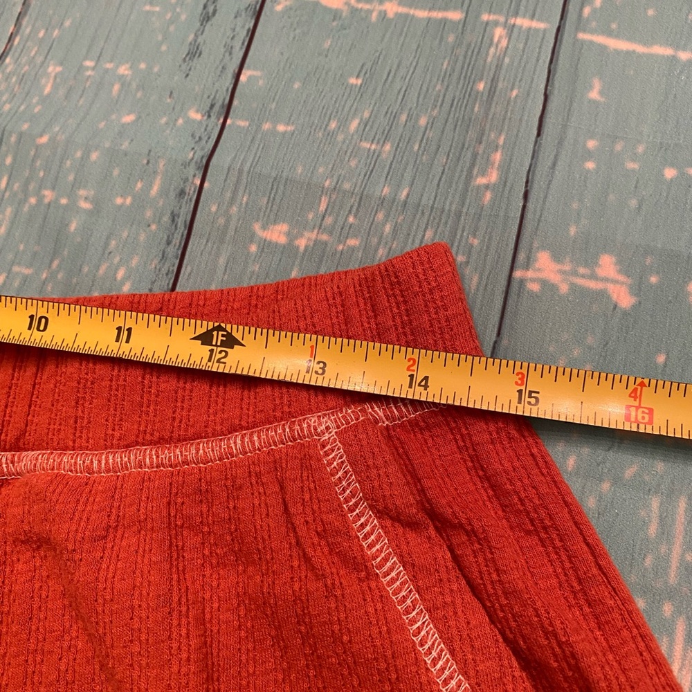 Textured Rust Pajama Set - Picture 12 of 15